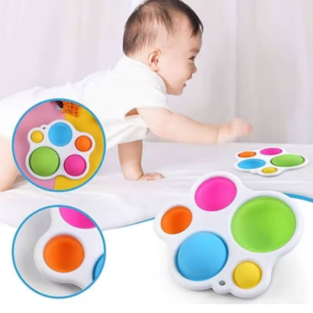 Montessori Baby Activity Board – Colorful Learning & Sensory Fun!